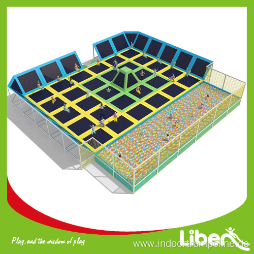 CE approved kids best indoor trampoline park for sale