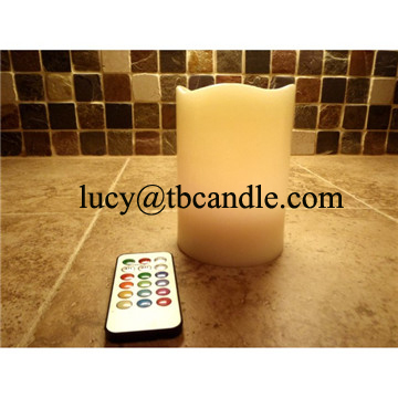 led twinkle candle/yellow flickering led candle