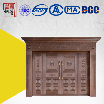 Apartment Buildings Bronze Door Entrance Copper Security Door