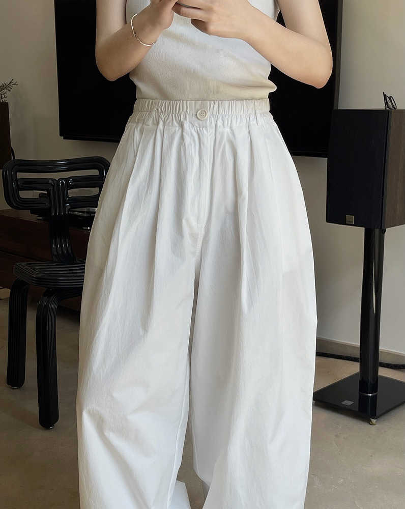 Широкие брюки шикарного минималистского силуэта в японском стиле Japanese-Style Chic Minimalist Silhouette Wide Leg Pants
