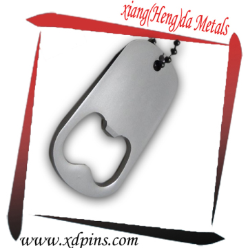 fashion bottle opener dog tag 