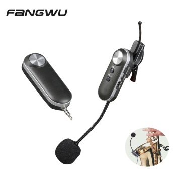 UHF Wireless Microphone Systems for Saxophone, Trumpet, and Other Wind Instruments