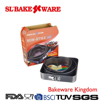 3PCS Springform Set Carbon Steel Nonstick Bakeware (SL BAKEWARE)