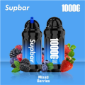 Supbar mini pote 10000 sopfs recarregável e-cigarro