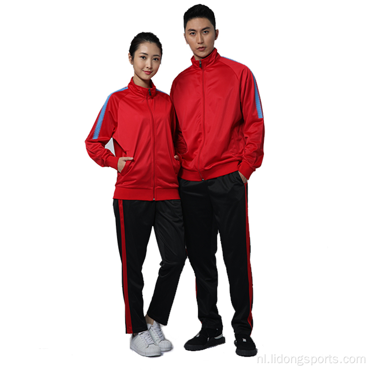 Tracksuit Design Men Aangepaste trainingsuit goedkoop trainingspak