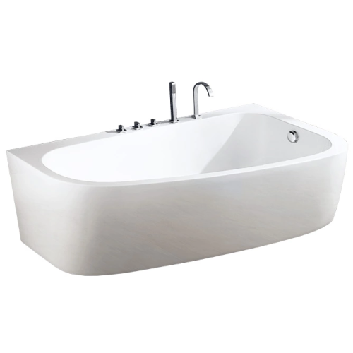 Bathtub With Headrest Hot Tub Adult Freestanding Acrylic Bathtub