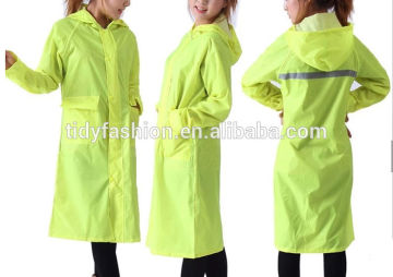 High Visibility raincoat PVC safety raincoat