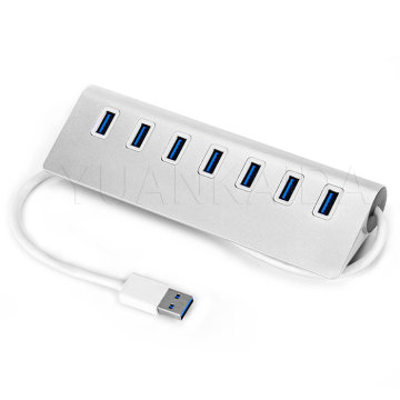 Aluminum 7 port 3.0 USB HUB Adapter