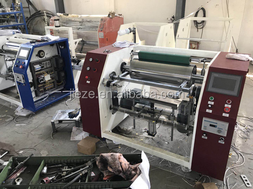 Aluminium Foil Roll/Cling Film Roll Rewinder Machine