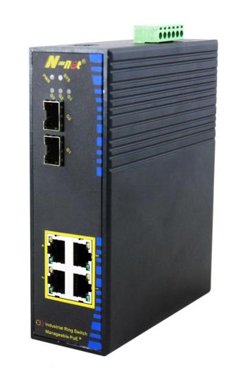 Industrial poe managed switch