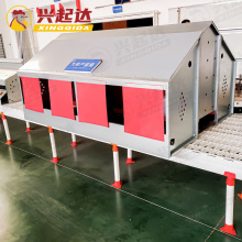 Hot Dip Galvanized Automatic Chicken Laying Nest with Egg Collection