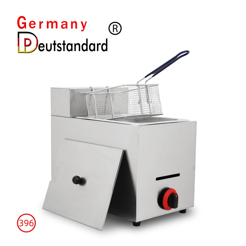 Restaurante Gas Single Deep Fryer con 6L