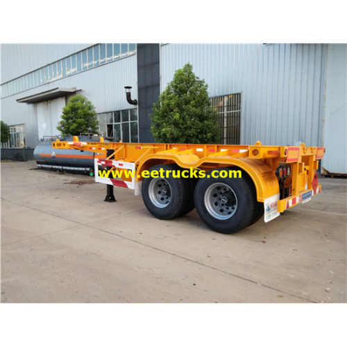 2 trục 30 tấn thấp phẳng Trailers