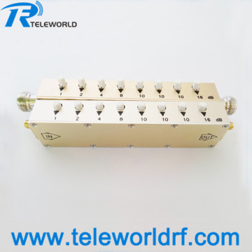 2W 5W 10W N SMA Variable Attenuator 1db Stepped Attenuator 1-90dB 50ohm