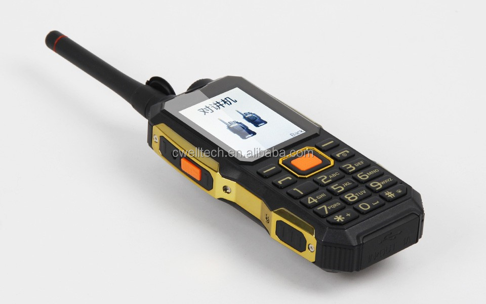 Quality F8 Unlocked GSM Dual SIM Card 2.4 Inch screen UHF Walkie Talkie mobile phones