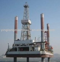 Heavy steel structure for sea drilling platform