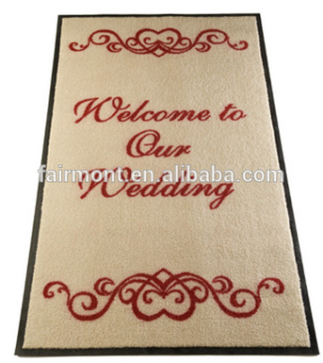 Promotional Items to Give Away , Rubber Backing Door Mat With Logo SA-02