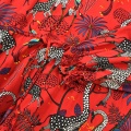 Het säljande ny stil tryckt sommar chiffong långärmad boho strandklänning blommig maxiklänning