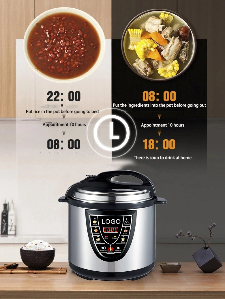 D06 Safe Multipurpose Electric Pressure Cookers, Hot Selling Home Appliance Electrical Instant Hot Pot Pressure Cooker 7 in 1, Pressure Cooker Made in China
