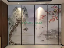 Interior office sound dividers