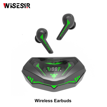 Bluetooth 5.2 Built-in Mic Gaming Wireless Earbuds