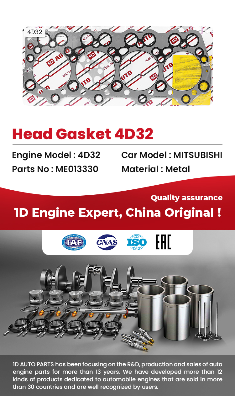 Head Gasket Kit for MITSUBISHI 4D32