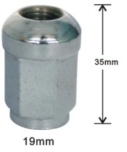 Standard acorn wheel nuts