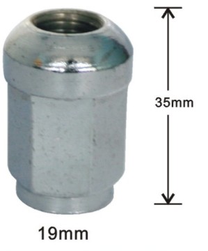 Standard acorn wheel nuts
