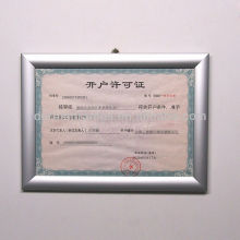 A4 aluminum snap frame,metal snap frame