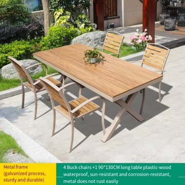 Outdoor leisure tables and chairs