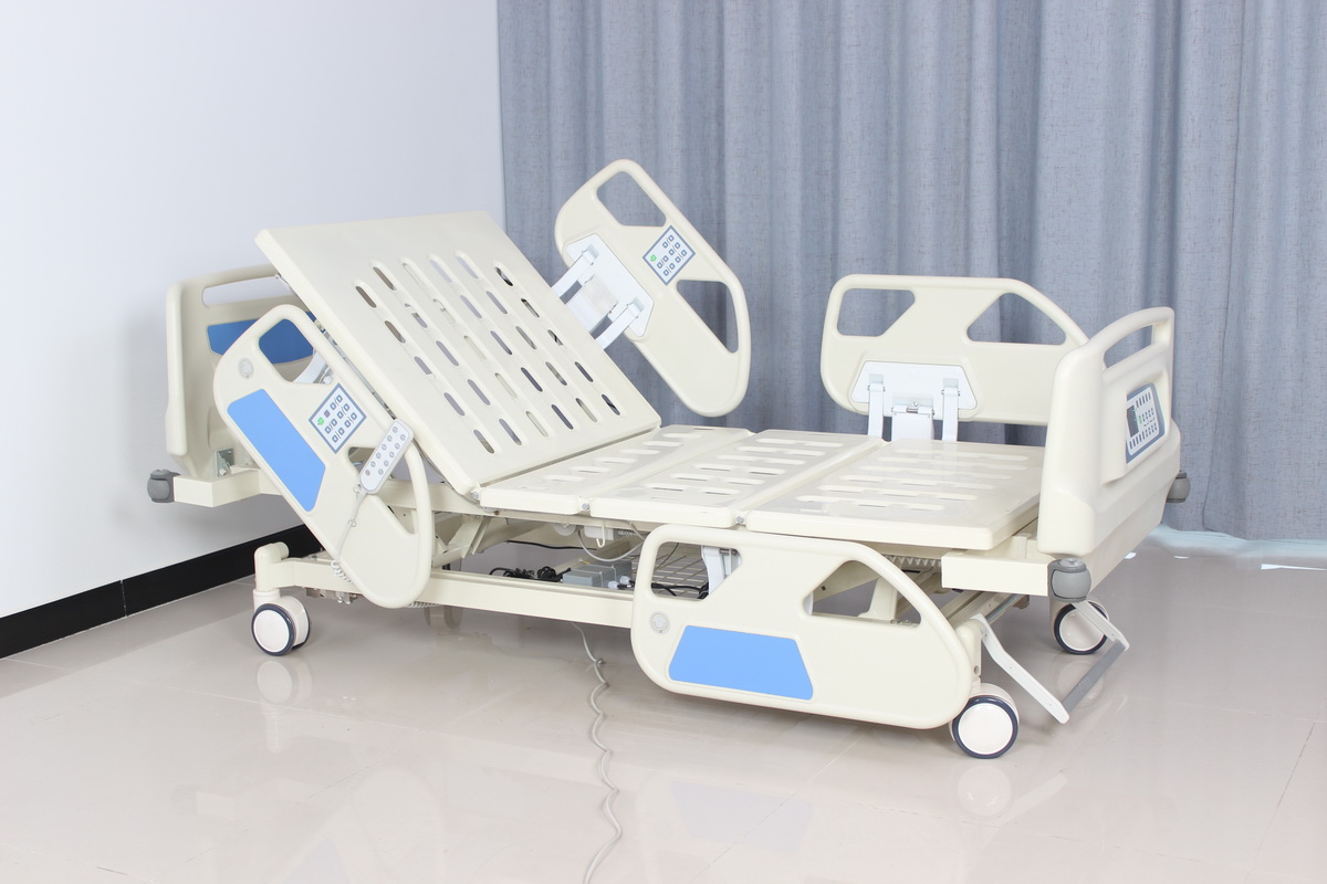 Camas médicas multifunções do hospital da cama multifunções de C10-1S da UCU com escala de peso