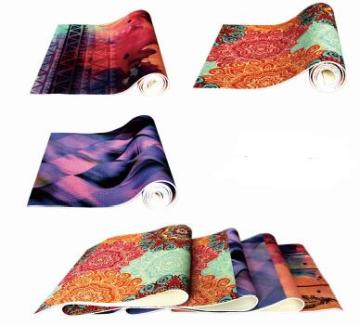 Full color print yoga mat