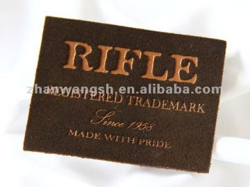 Custom Embossed Leather Labels