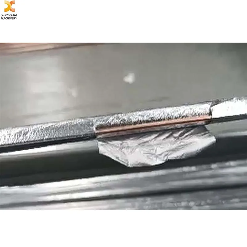 220V Aluminum Tape Wrapping Machine with Mitsubishi Servo Motor