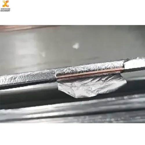 220V Aluminum Tape Wrapping Machine with Mitsubishi Servo Motor