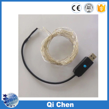 10m 100L copper wire USB operated led string light with multi-function