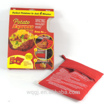 Amazing Baked Potato Red Bag Potato Creative Cooker Microwave Potato Cooking Fabric Bag