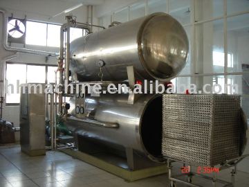 Hot water turn-back sterilizer