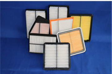 Auto air filter media
