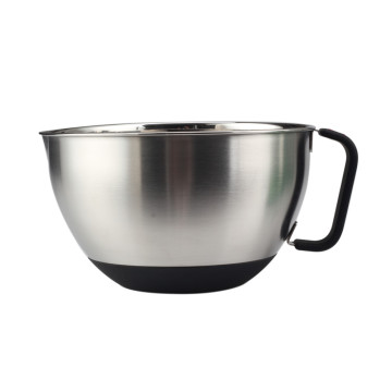 Stainless Steel Non-Slip Mixing Bowls With Handle Black