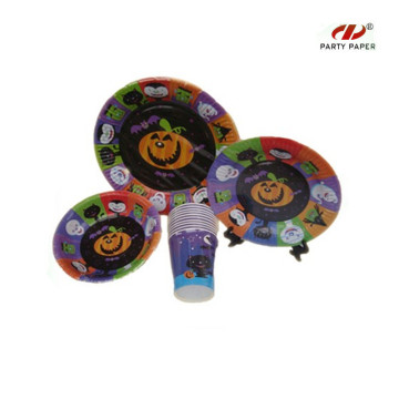 NEW Halloween Party Supplies Tableware Set