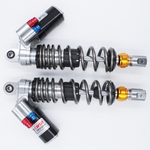 Motorcycle Adjustable Hydraulic Shock Absorbers: 280mm Double Spring Suspension