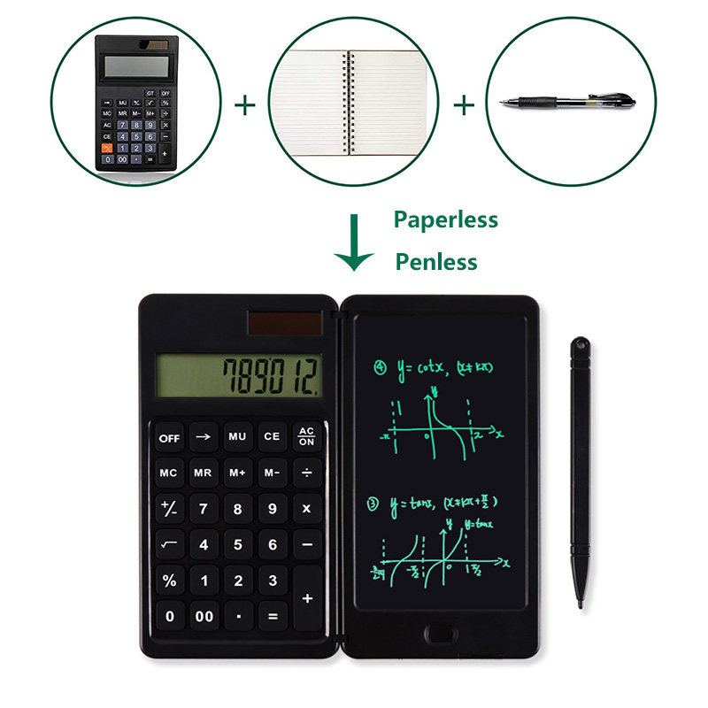 calculator writing pad