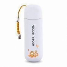 3G HSDPA/HSUPA USB Wireless Modems/Data Cards with 5V Operating Voltage and Internal Antenna