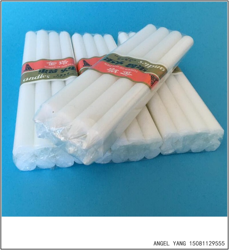 Hot Sale White Colored No Drip Candle