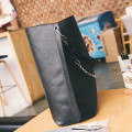 สีดำที่กำหนดเองทำผู้หญิง Ladies Shopping Hand Bag