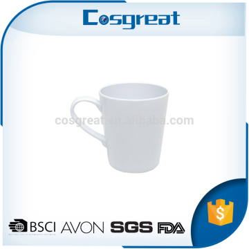 Silver white FDA certification melamine cup plastic mug