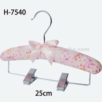 fabric hangers, satin fabric hanger, hanger of fabric,fabric display hanger