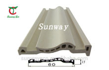 SUNWAYECO pvc foam door edge protector wpc door architrave