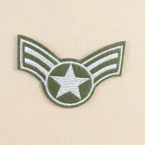 Vijfpuntige sterren force badge militaire borduurpatches